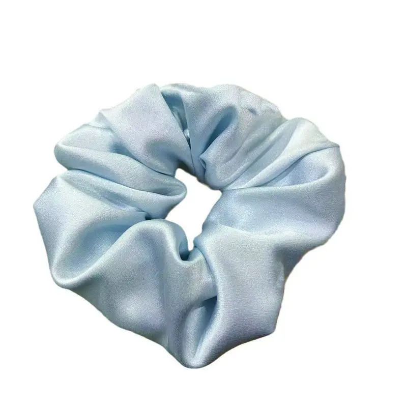 Pink Silk Hair Scrunchie 30mm High-Quality - Image 21