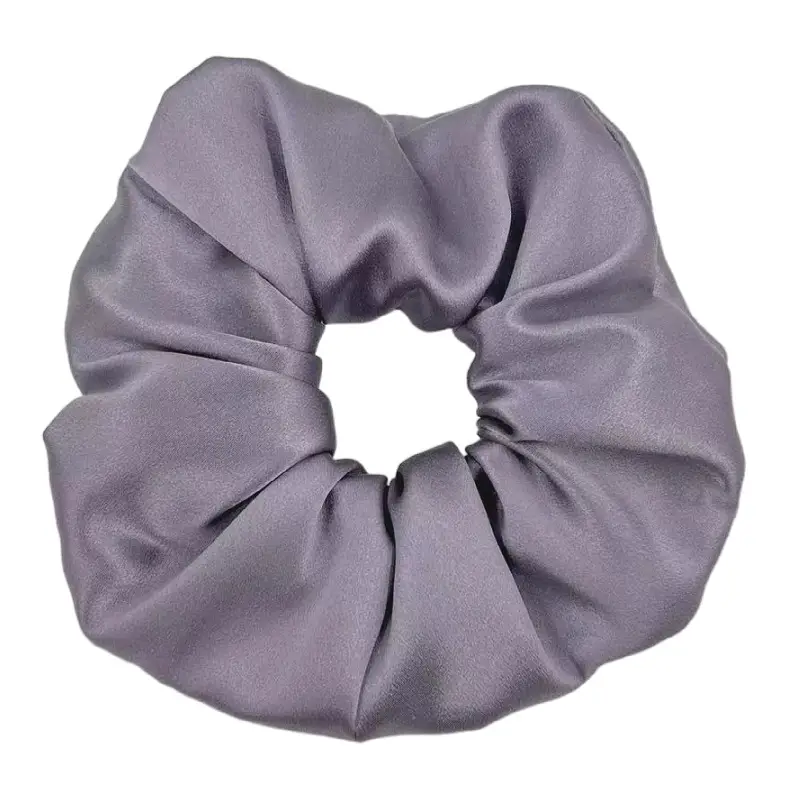 Pink Silk Hair Scrunchie 30mm High-Quality - Image 4