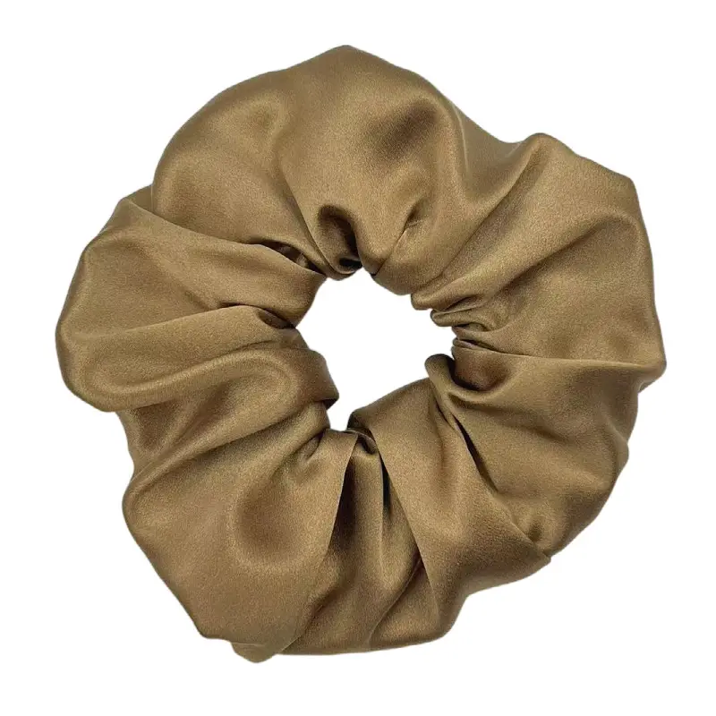 Pink Silk Hair Scrunchie 30mm High-Quality - Image 6