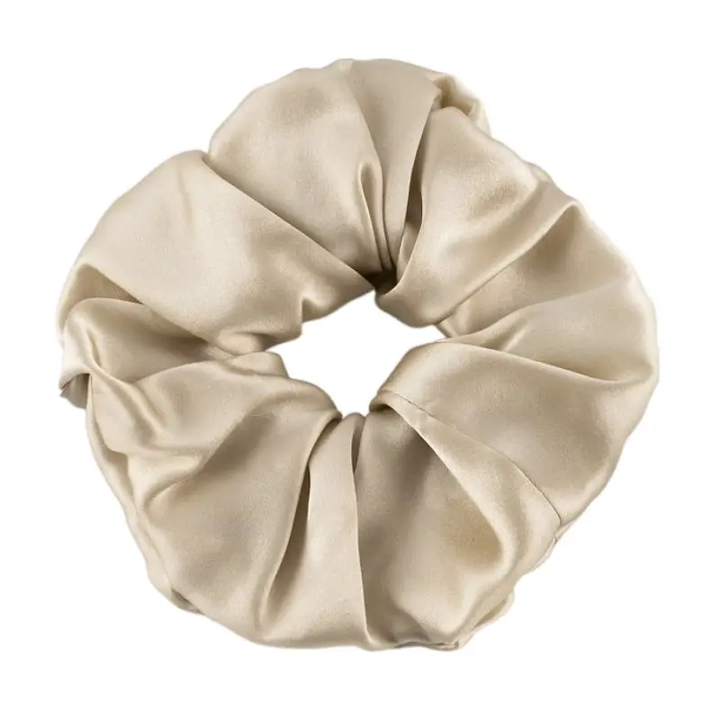 Pink Silk Hair Scrunchie 30mm High-Quality - Image 7