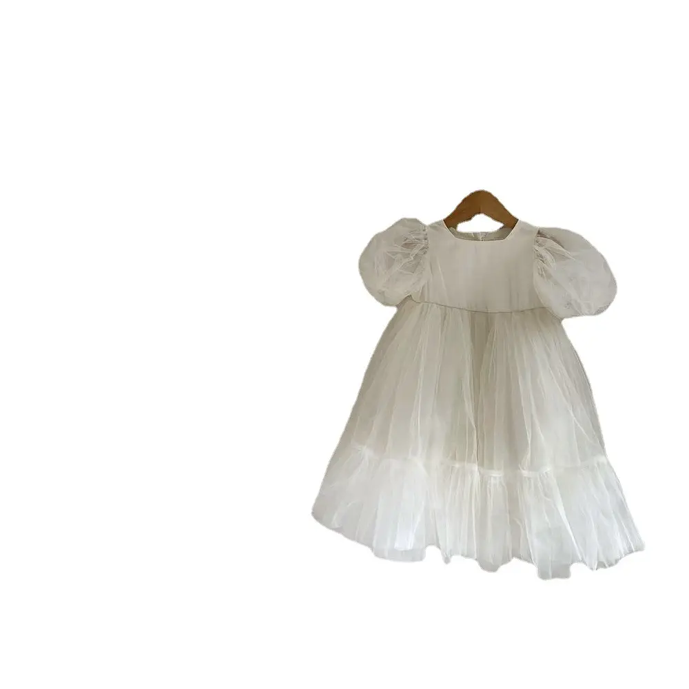 Girls' White Tulle Skirt Dress Summer 2026 - Image 6