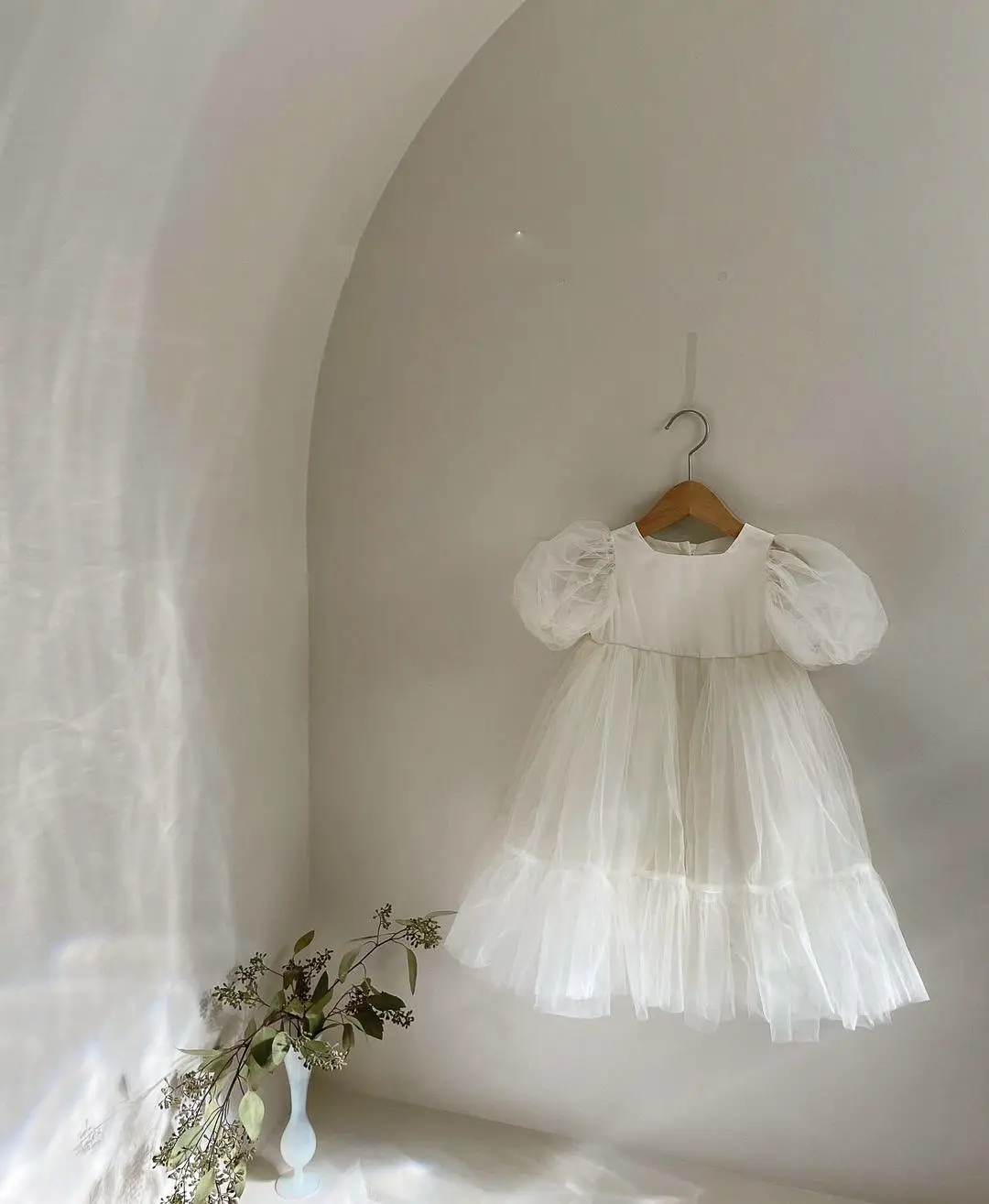 Girls' White Tulle Skirt Dress Summer 2026 — feature 4