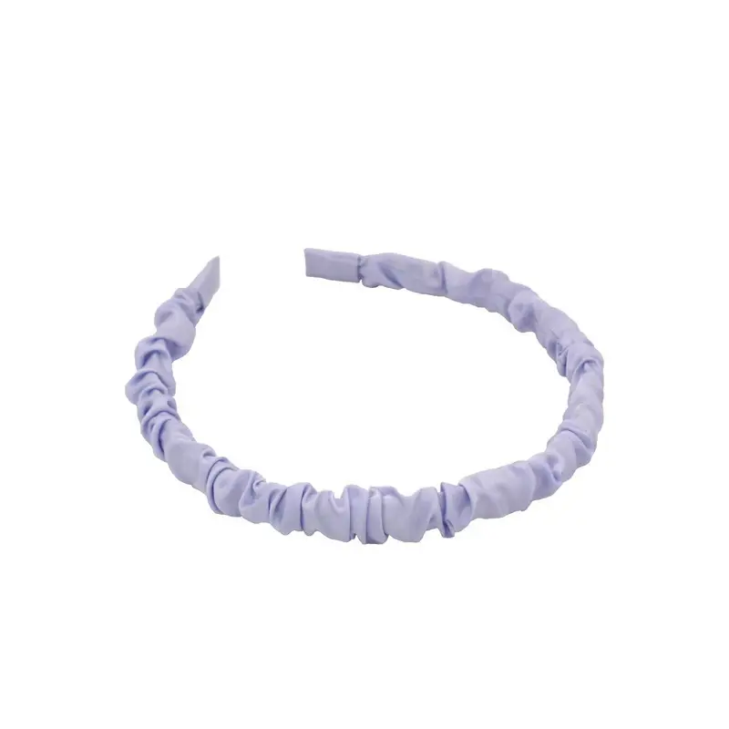 Sweet Satin Pleated Hairband for Women - Image 13