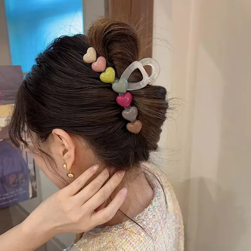 2023 New Clamp Large Hairpin with Rainbow Candy Clips - Image 5