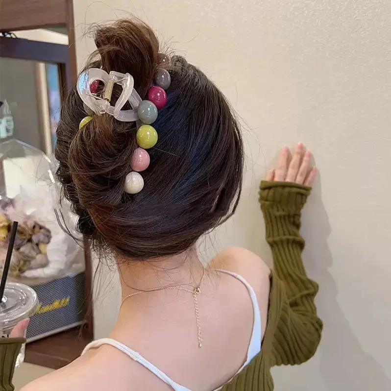 2023 New Clamp Large Hairpin with Rainbow Candy Clips - Image 6