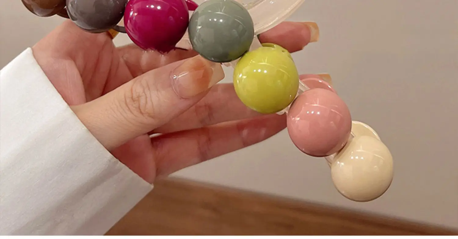 2023 New Clamp Large Hairpin with Rainbow Candy Clips — feature 12