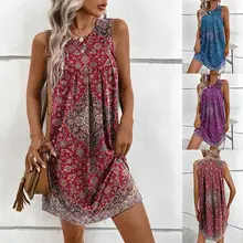 2025 Button Long Vest Dress Gold Striped — feature 1