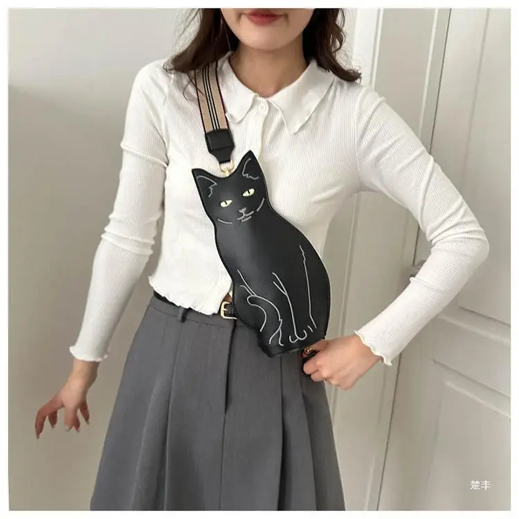 Cute Cat Chest Bag Women 2026 Korean Style — feature 17