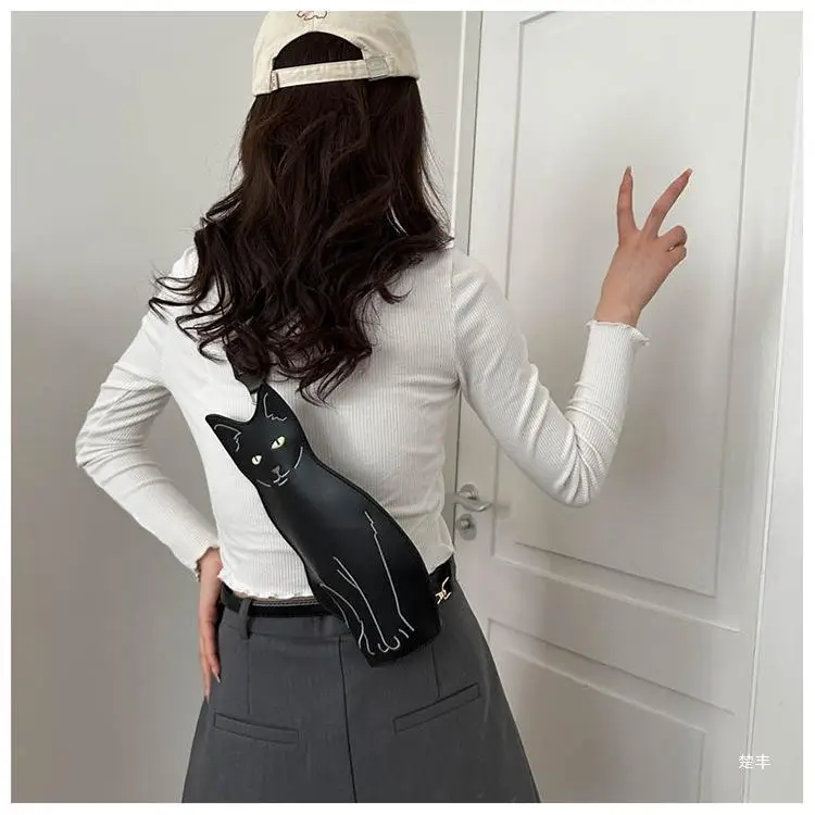 Cute Cat Chest Bag Women 2026 Korean Style — feature 19