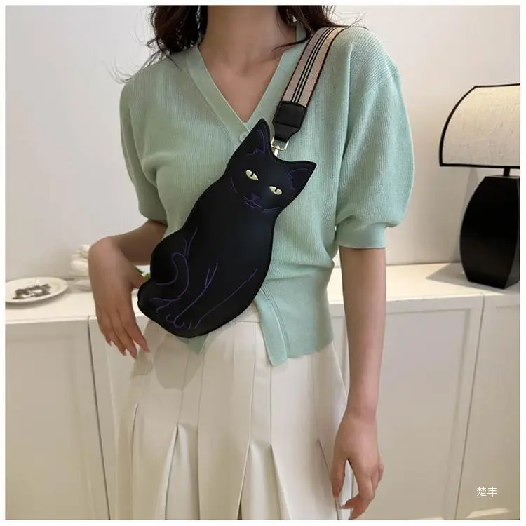 Cute Cat Chest Bag Women 2026 Korean Style — feature 9