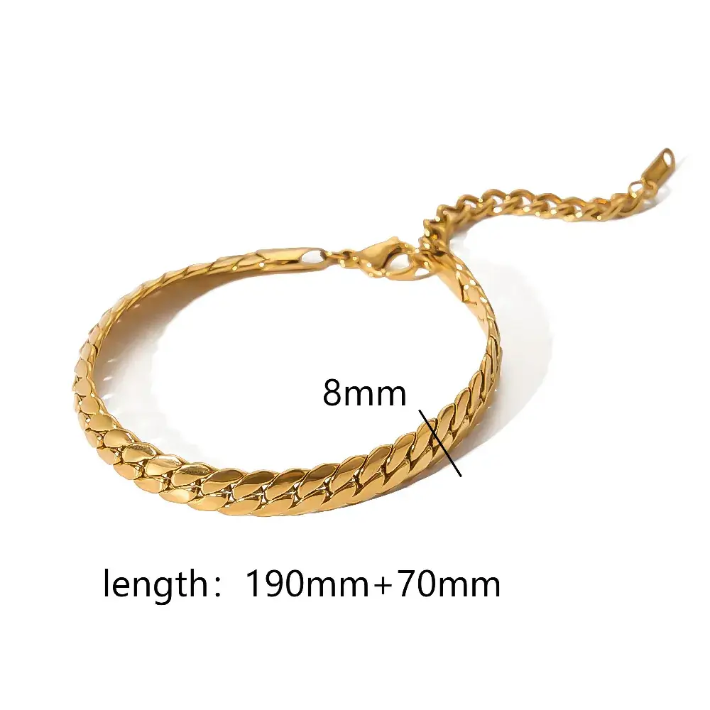 12mm European Cross Bracelet Titanium Steel 30g — feature 11