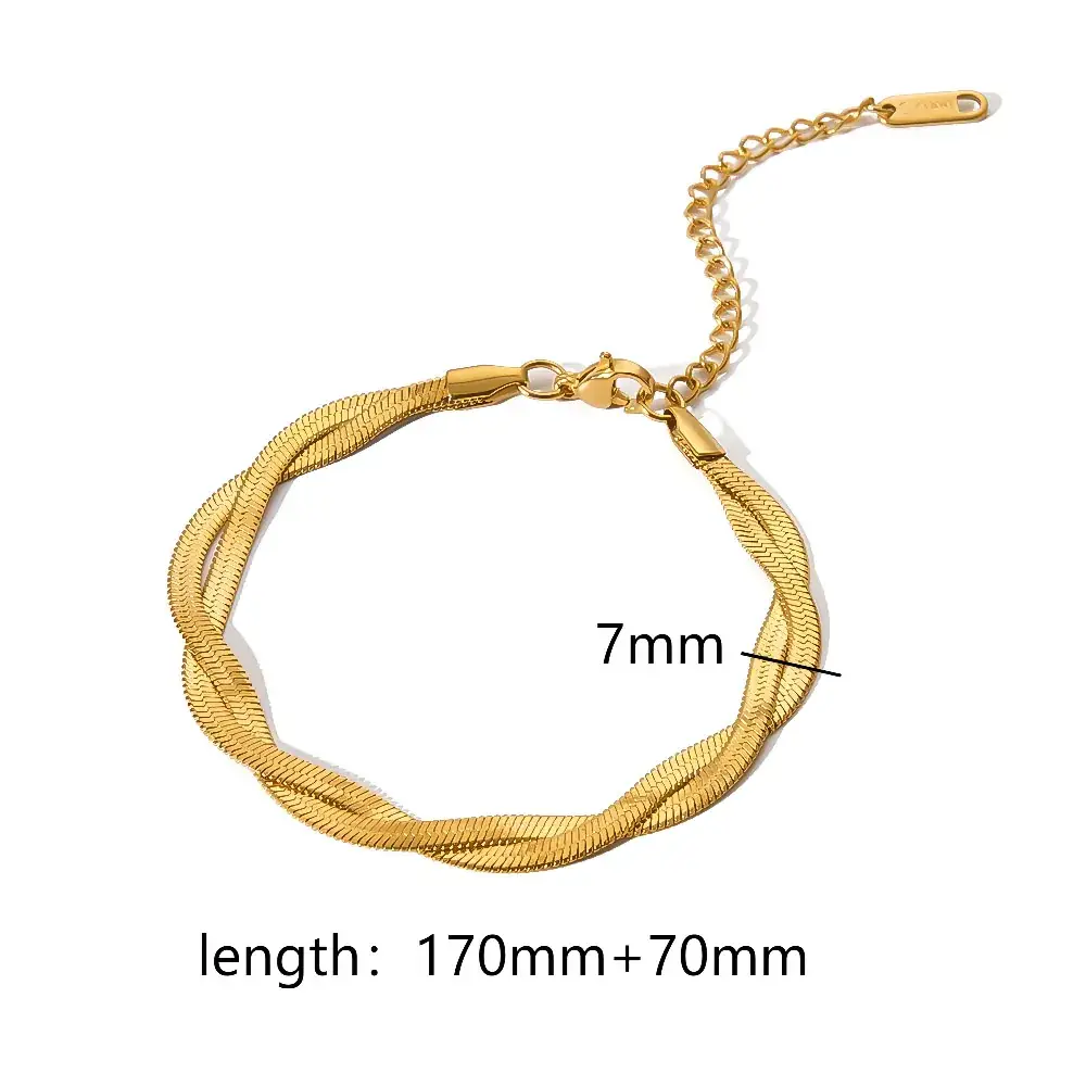 12mm European Cross Bracelet Titanium Steel 30g — feature 12