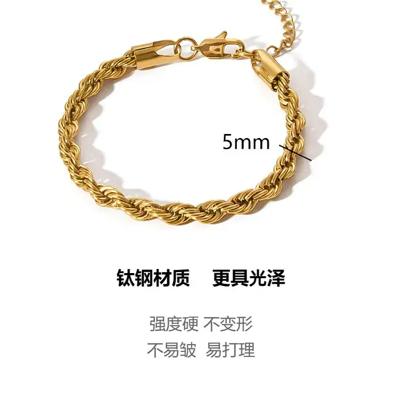 12mm European Cross Bracelet Titanium Steel 30g — feature 8