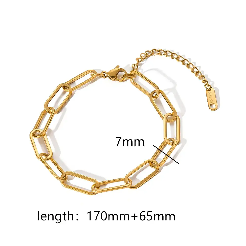 12mm European Cross Bracelet Titanium Steel 30g - Image 10