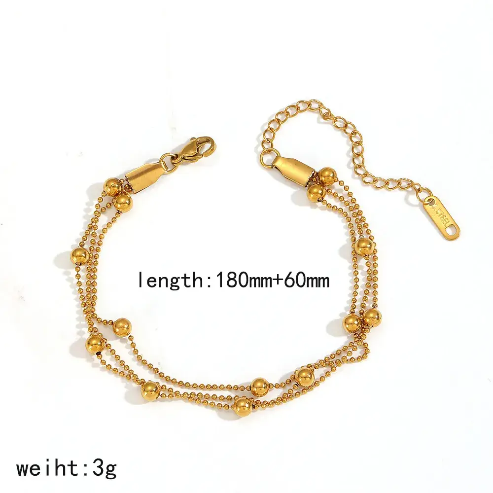 12mm European Cross Bracelet Titanium Steel 30g - Image 15