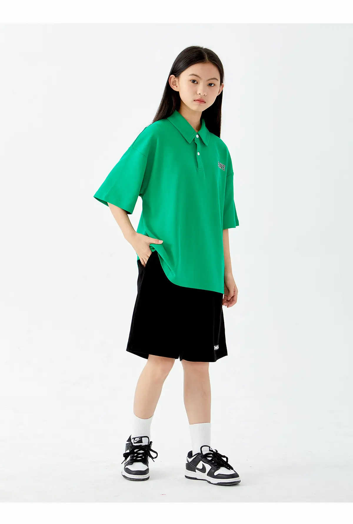 Kids Boys Navy Polo T-Shirt Short Sleeve — feature 25