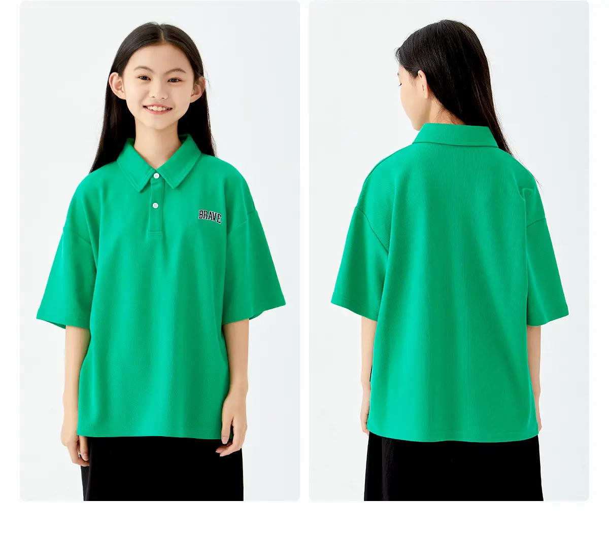 Kids Boys Navy Polo T-Shirt Short Sleeve — feature 29