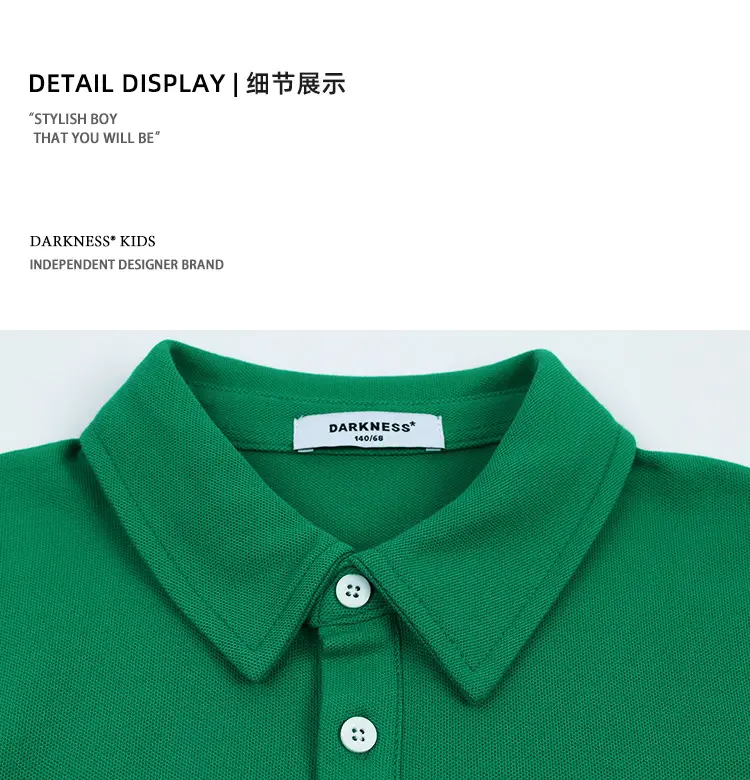 Kids Boys Navy Polo T-Shirt Short Sleeve — feature 31