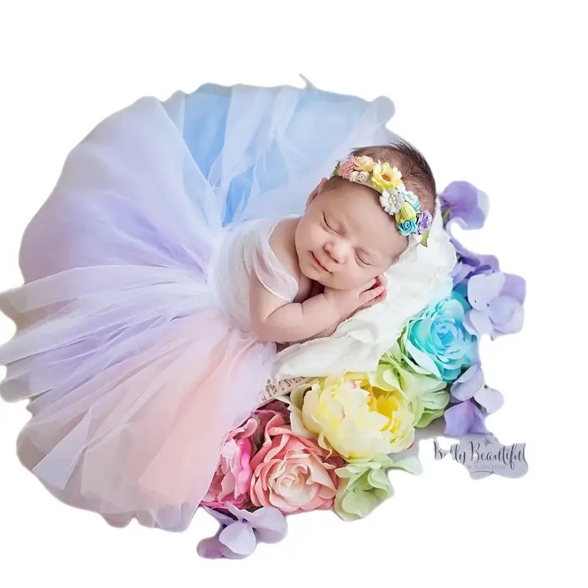 Newborn Princess Dress Full Moon Hundred Days Baby Suit - Image 6