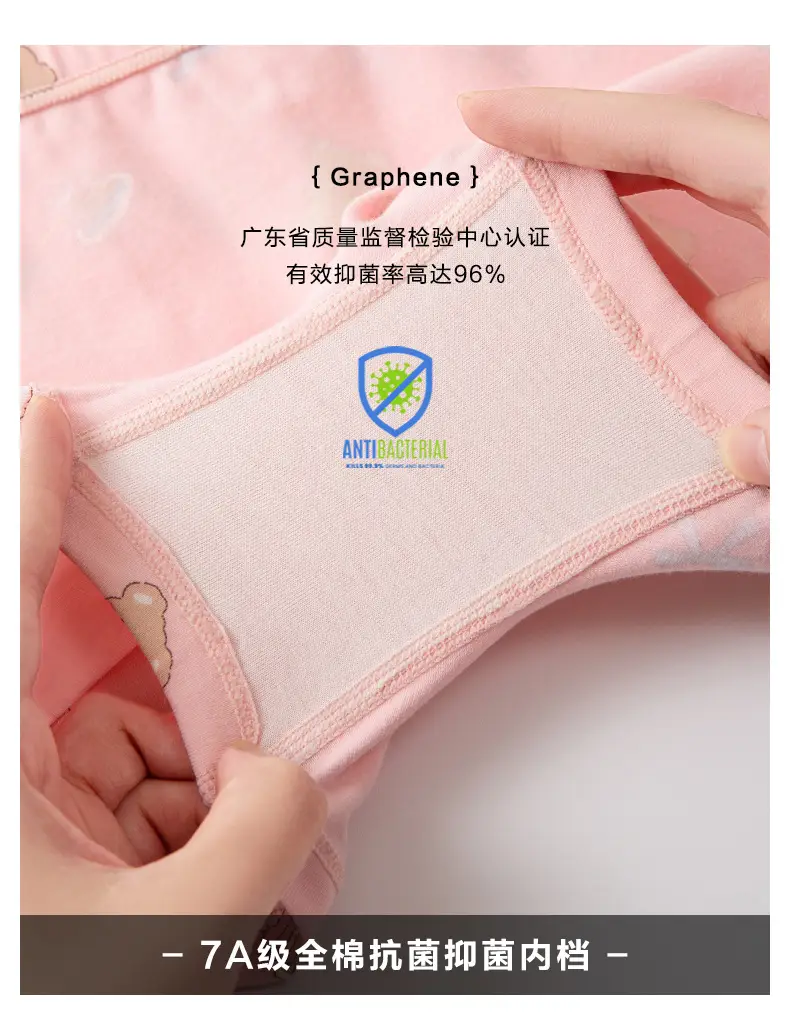 Girls Cotton Shorts Set Pink White Baby Boxer Shorts — feature 18