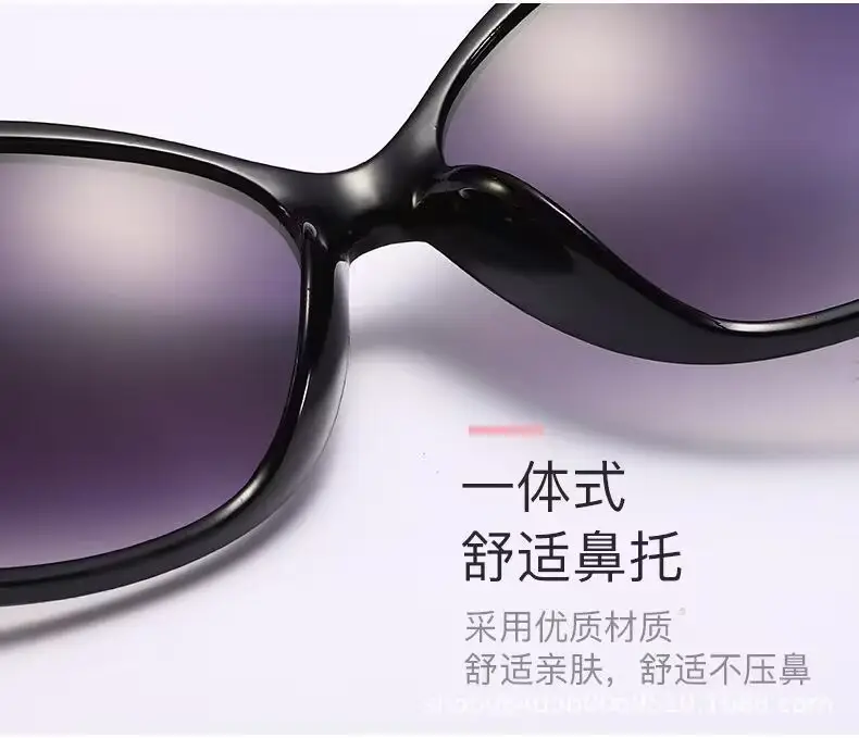 Classic Double-Buckle Sunglasses for Women Anti-Uv Internet Celebrity Fashionable Personalized Large-Frame Sunglasses — feature 16