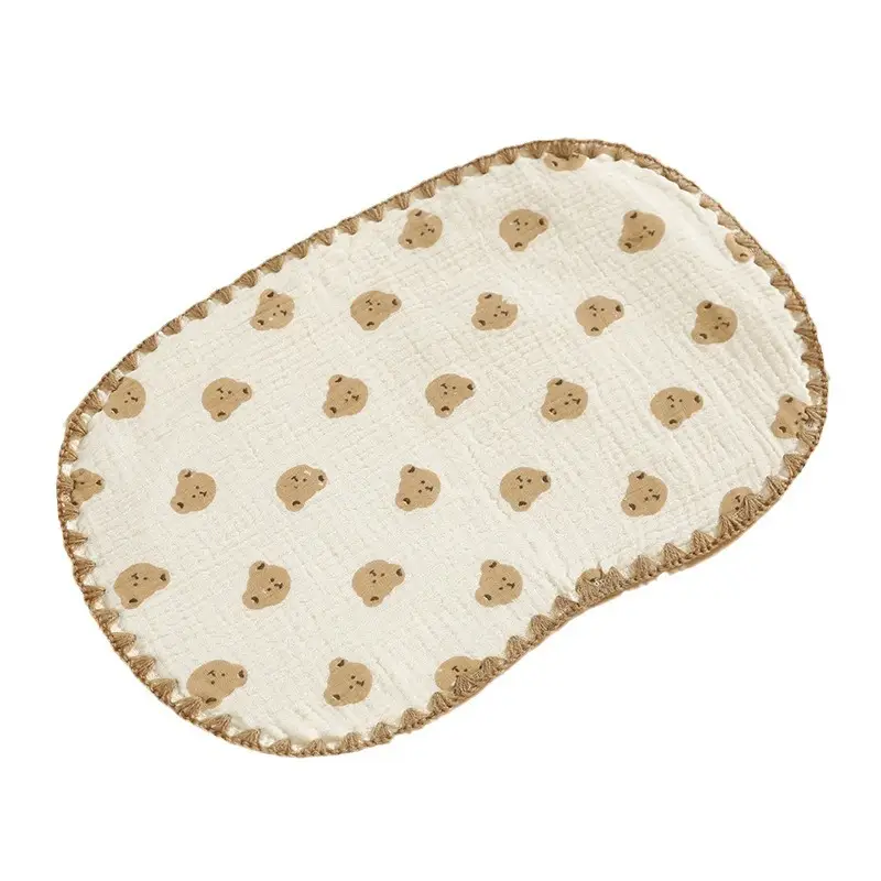 Pure Cotton Newborn Baby Pillow Cloud 0-1Yr Flat Towel