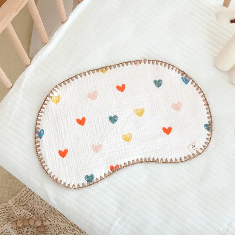 Pure Cotton Newborn Baby Pillow Cloud 0-1Yr Flat Towel