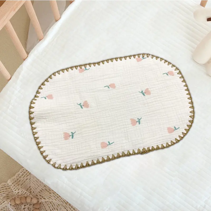 Pure Cotton Newborn Baby Pillow Cloud 0-1Yr Flat Towel