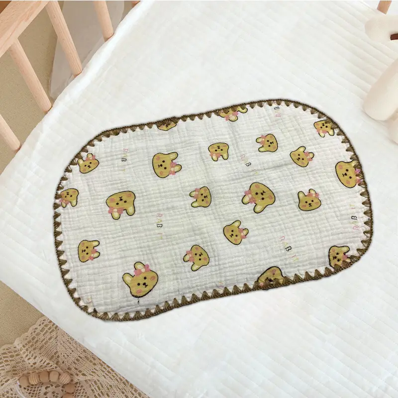 Pure Cotton Newborn Baby Pillow Cloud 0-1Yr Flat Towel