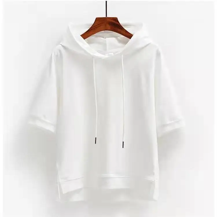 Women Grey Hooded Sweatshirt 2024 New Summer — feature 6