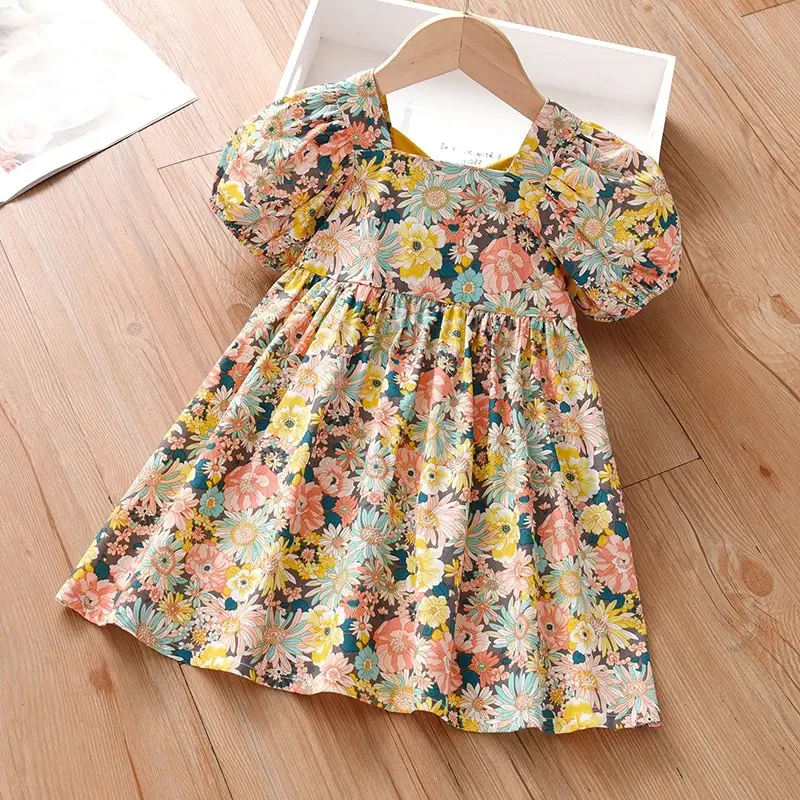Girls Floral Skirt Dress 3Yr 2025 Cotton