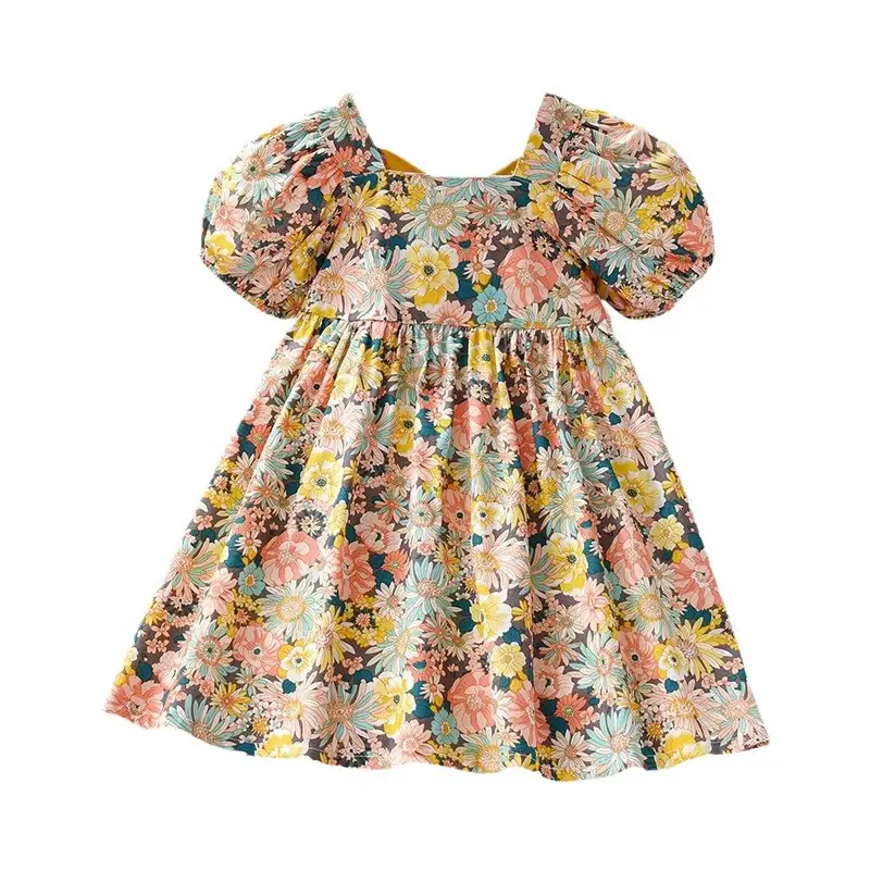 Girls Floral Skirt Dress 3Yr 2025 Cotton