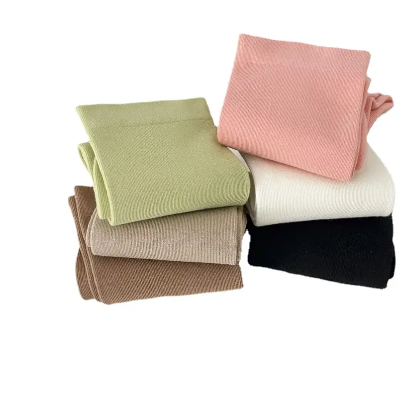 AMUSIVE Anti-Pilling Boneless Moon Socks White Socks Women's Stacked Socks Mid-Tube Cotton Fashionable Socks Loosen Socks Sweat Absorbing