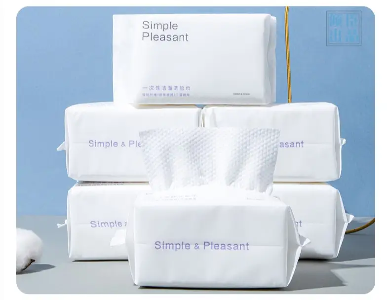 Disposable Cotton Face Towel Green Gift Pack — feature 16