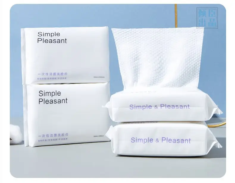 Disposable Cotton Face Towel Green Gift Pack — feature 17