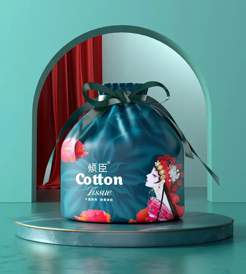 Disposable Cotton Face Towel Green Gift Pack — feature 19