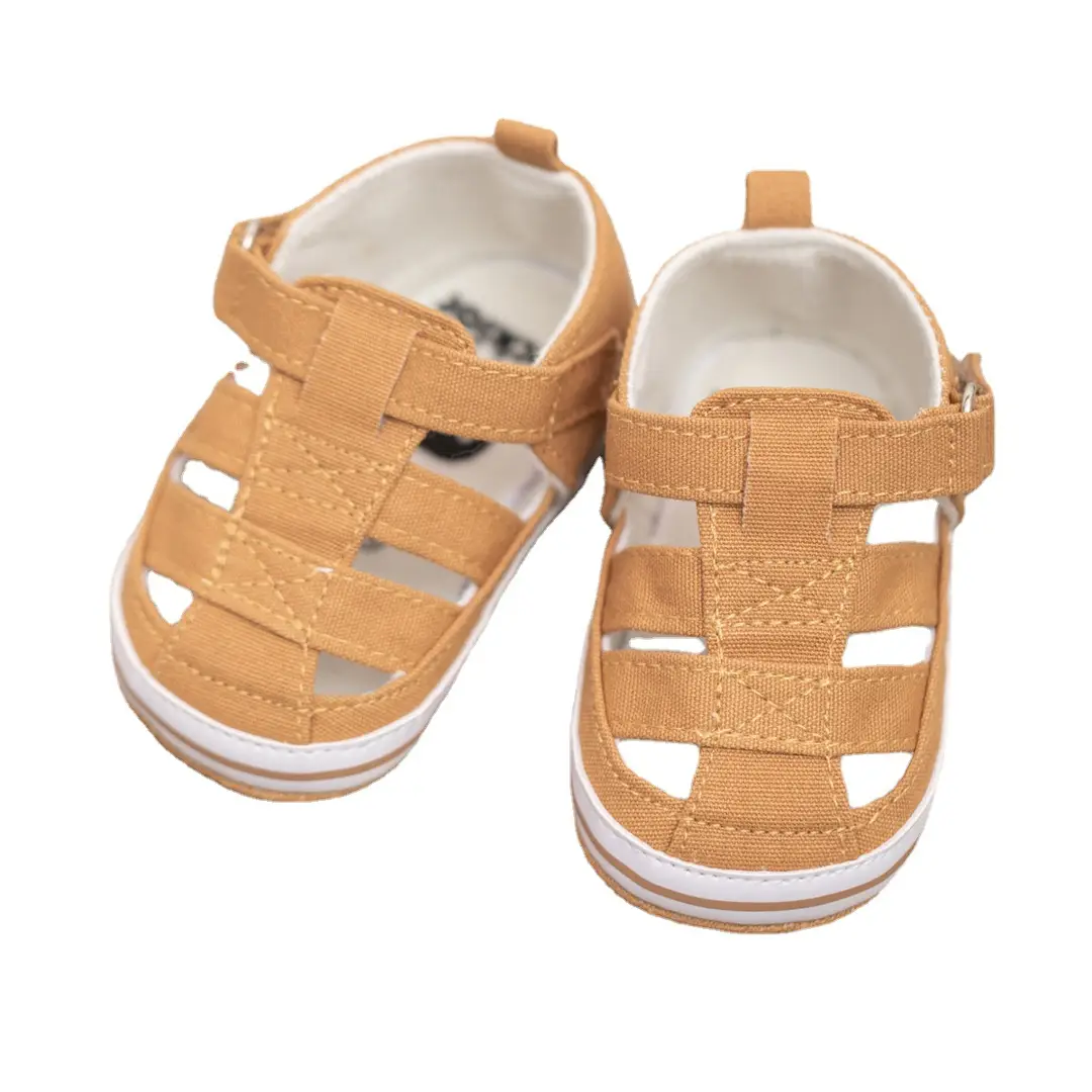 2023 new baby sandals summer closed toe soft bottom non-slip toddler shoes hollow breathable baby shoes children's shoes - Image 7