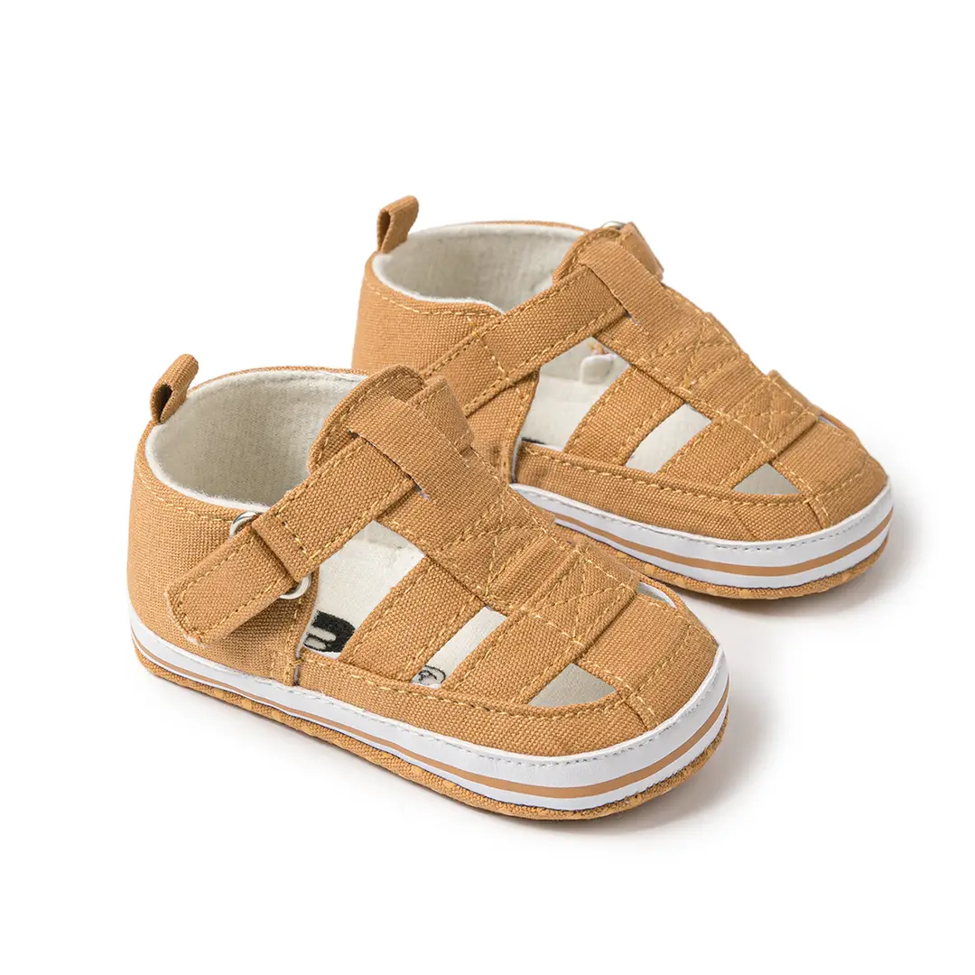 2023 new baby sandals summer closed toe soft bottom non-slip toddler shoes hollow breathable baby shoes children's shoes - Image 2