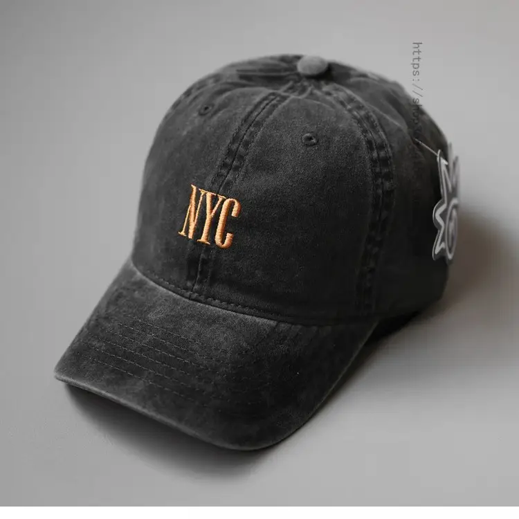 Orange Korean Style Women's Letter Coated Hat - Image 7