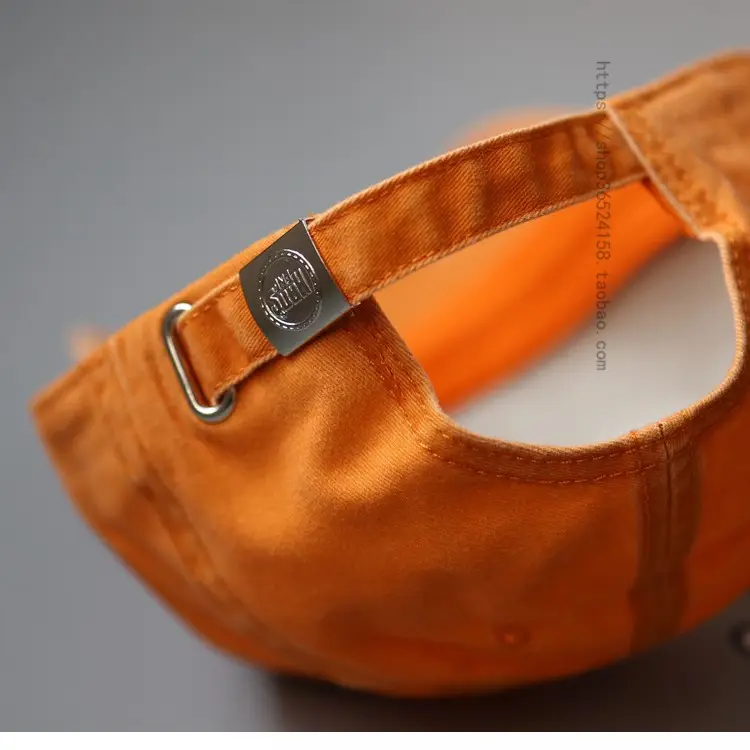 Orange Korean Style Women's Letter Coated Hat - Image 9