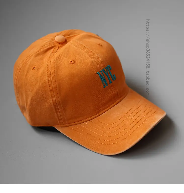 Orange Korean Style Women's Letter Coated Hat — feature 6