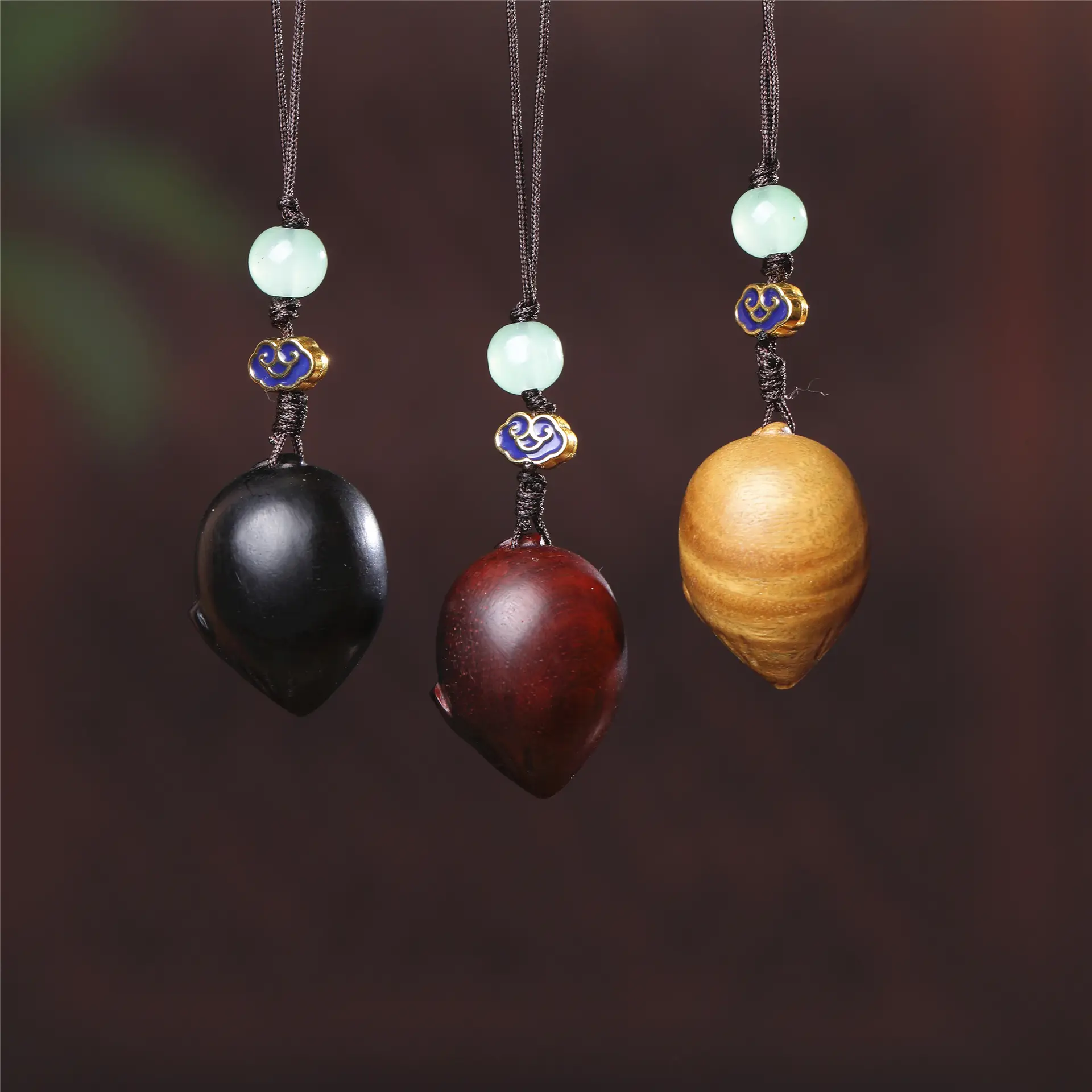 Black Zodiac Mouse Mobile Phone Pendant Jewelry Keychain - Image 5