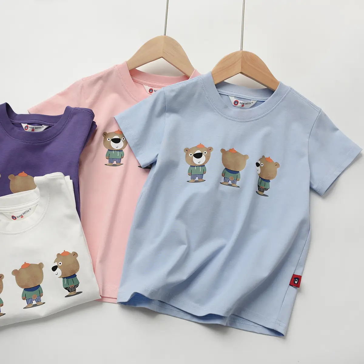 Children's Cartoon T-Shirt Navy Blue Summer - Image 8