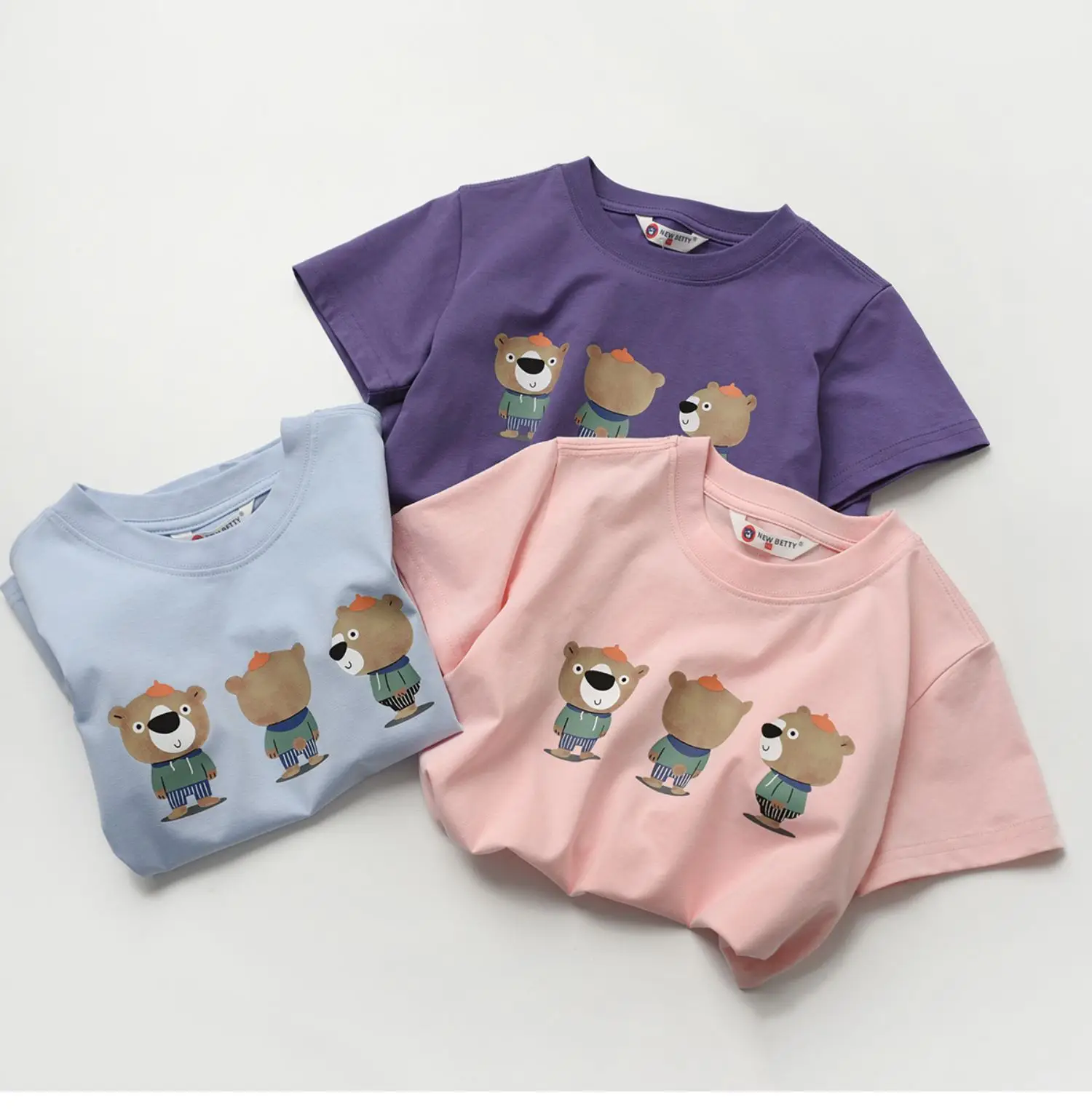 Children's Cartoon T-Shirt Navy Blue Summer — feature 10