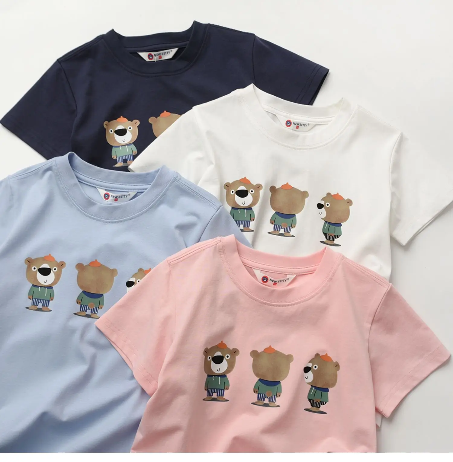 Children's Cartoon T-Shirt Navy Blue Summer — feature 11