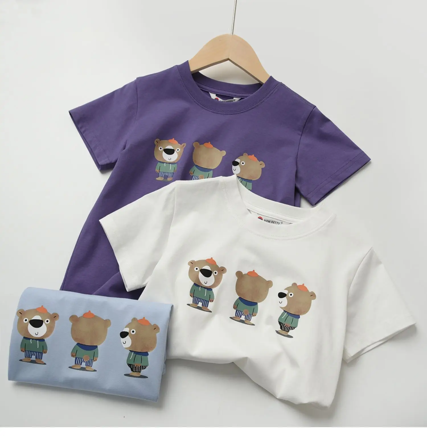 Children's Cartoon T-Shirt Navy Blue Summer — feature 8