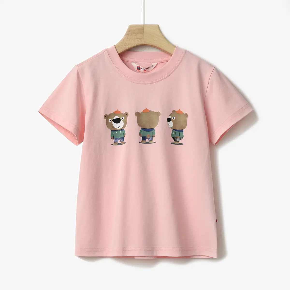 Children's Cartoon T-Shirt Navy Blue Summer - Image 4