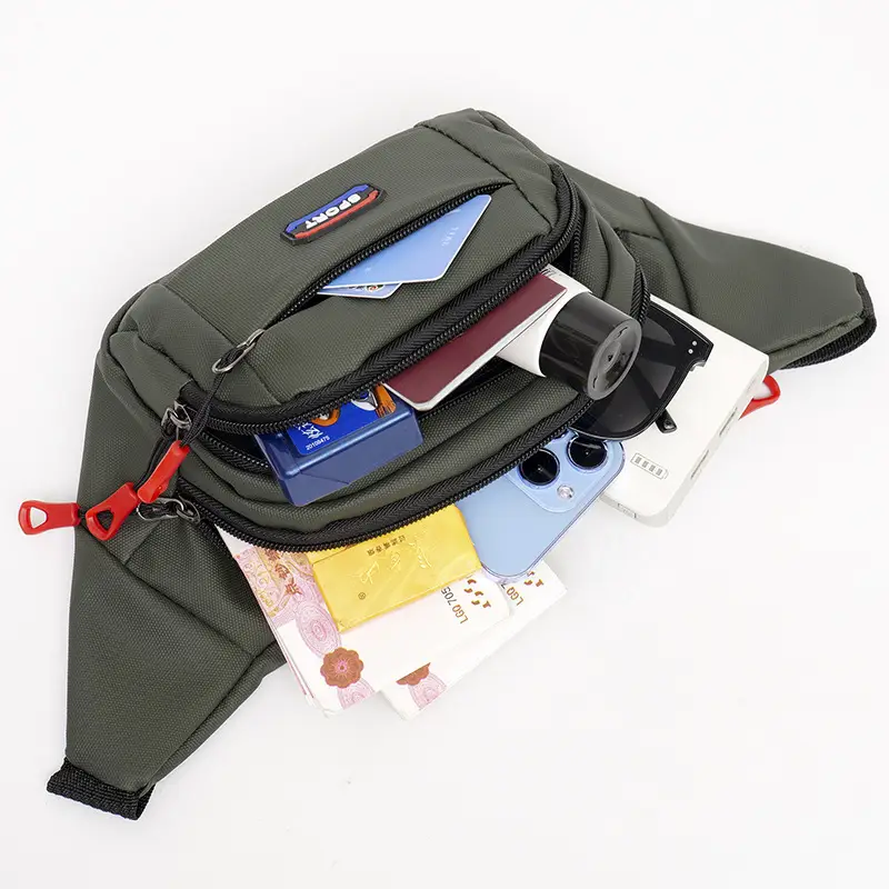 Men's Waterproof Crossbody Sports Bag Black