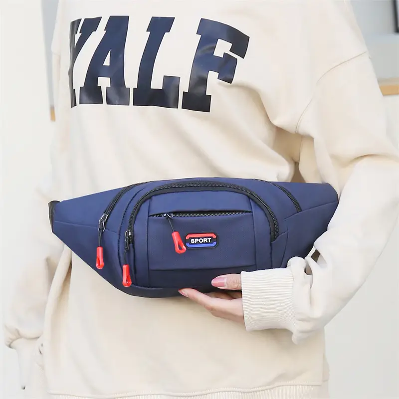 Men's Waterproof Crossbody Sports Bag Black
