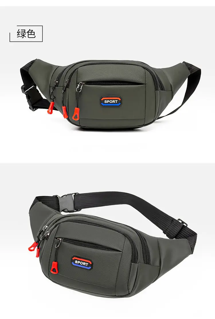 Men's Waterproof Crossbody Sports Bag Black — feature 23